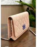 CHANEL CLASSIC CC WOC IN SAKURA PINK CAVIAR LEATHER