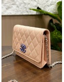 CHANEL CLASSIC CC WOC IN SAKURA PINK CAVIAR LEATHER