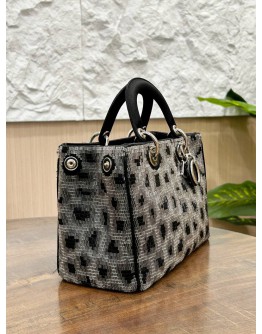 CHRISTIAN DIOR LADY DIOR LEOPARD SEQUIN PATTERN