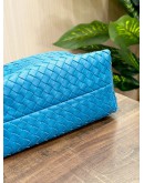 BOTTEGA VENETA SNAP TOP HANDLE INTRECCIATO NAPPA LEATHER HANDBAG