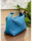 BOTTEGA VENETA SNAP TOP HANDLE INTRECCIATO NAPPA LEATHER HANDBAG