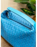 BOTTEGA VENETA SNAP TOP HANDLE INTRECCIATO NAPPA LEATHER HANDBAG