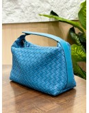 BOTTEGA VENETA SNAP TOP HANDLE INTRECCIATO NAPPA LEATHER HANDBAG