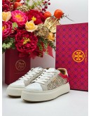 TORY BURCH T MONOGRAM LADYBUG SNEAKER SIZE 8.5US