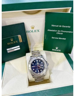 ROLEX YACHT-MASTER 40 REF 116622 BLUE DIAL 40MM AUTOMATIC WATCH