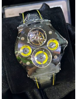 MEMORIGIN THE ORIGINAL TIME MACHINE MOTO TOURBILLON REF MO0147 43MM AUTOMATIC WATCH