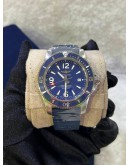 BREITLING SUPEROCEAN BLUE CERAMIC BEZEL REF A17367 BLUE DIAL 44MM AUTOMATIC WATCH