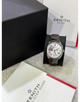 ZENITH STAR OPEN CHRONOGRAPH REF 03.1925.4062 WHITE DIAL 37MM AUTOMATIC WATCH
