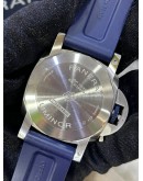 PANERAI LUMINOR MARINA BLU PROFONDO REF PAM01157 BLUE DIAL 44MM AUTOMATIC WATCH