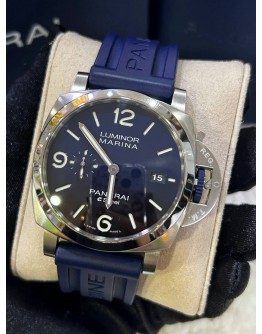 PANERAI LUMINOR MARINA BLU PROFONDO REF PAM01157 BLUE DIAL 44MM AUTOMATIC WATCH