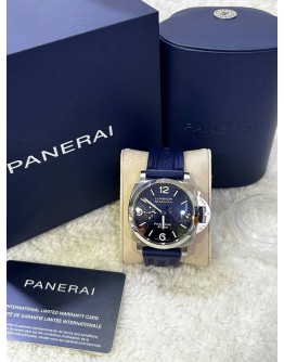 PANERAI LUMINOR MARINA BLU PROFONDO REF PAM01157 BLUE DIAL 44MM AUTOMATIC WATCH
