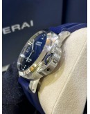 PANERAI LUMINOR MARINA BLU PROFONDO REF PAM01157 BLUE DIAL 44MM AUTOMATIC WATCH