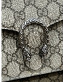 GUCCI DIONYSUS GG SUPREME CANVAS CROSSBODY SILVER CHAIN BAG
