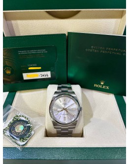 ROLEX OYSTER PERPETUAL 41 REF 124300 WHITE DIAL 41MM AUTOMATIC WATCH
