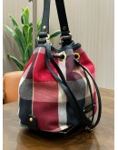 BURBERRY BLUE LABEL CRESTBRIDGE BUCKET CROSSBODY BAG 