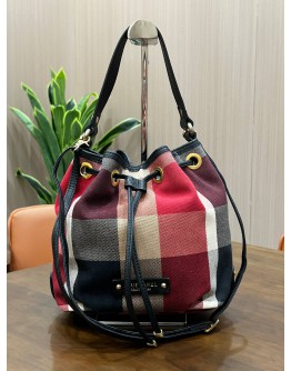 BURBERRY BLUE LABEL CRESTBRIDGE BUCKET CROSSBODY BAG 