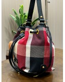 BURBERRY BLUE LABEL CRESTBRIDGE BUCKET CROSSBODY BAG 