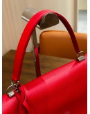 LOUIS VUITTON RUBIS LOCKME TOP HANDLE HANDBAG