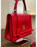 LOUIS VUITTON RUBIS LOCKME TOP HANDLE HANDBAG