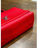 LOUIS VUITTON RUBIS LOCKME TOP HANDLE HANDBAG