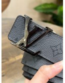 LOUIS VUITTON REVERSIBLE BELT IN MONOGRAM ECLIPSE & BLACK LEATHER