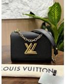 LOUIS VUITTON PM TWIST IN BLACK EPI LEATHER WITH GOLD HARDWARE