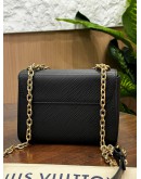 LOUIS VUITTON PM TWIST IN BLACK EPI LEATHER WITH GOLD HARDWARE