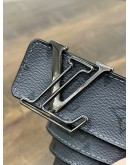 LOUIS VUITTON REVERSIBLE BELT IN MONOGRAM ECLIPSE & BLACK
