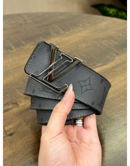 LOUIS VUITTON REVERSIBLE BELT IN MONOGRAM ECLIPSE & BLACK