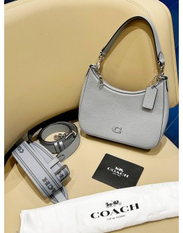 COACH RESTORED HOBO CROSSBODY BAG WITH SIGNATURE CANVAS