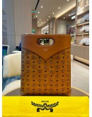 MCM DIAMOND TOTE BAG IN VISETOS LEATHER  