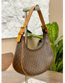 CELINE VINTAGE AVA BAG IN TRIOMPHE CANVAS & CALF LEATHER