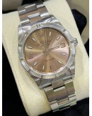 ROLEX OYSTER PERPETUAL AIRKING PRECISION REF 14010M SALMON PINK DIAL 34MM AUTOMATIC WATCH