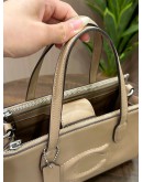 COACH NINA SMALL TOTE HANDBAG IN TAUPE WITH CROSSBODY STRAP 