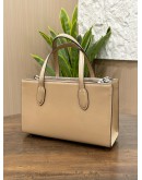 COACH NINA SMALL TOTE HANDBAG IN TAUPE WITH CROSSBODY STRAP 