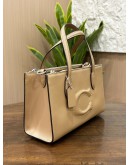 COACH NINA SMALL TOTE HANDBAG IN TAUPE WITH CROSSBODY STRAP 