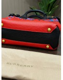 BURBERRY SMALL BANNER TOTE BAG IN MULTICOLOUR GRAFFITI FONT PRINTS 