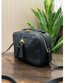 LOUIS VUITTON SAINTONGE MONOGRAM EMPREINTE BLACK LEATHER 