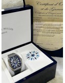 FRANCK MULLER VANGUARD REF YACHTING V41 SC DT YACHTING SUNBURST BLUE DIAL 45MM AUTOMATIC WATCH 
