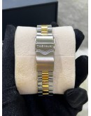 TAG HEUER AQUARACER LADY HALF 18K 750 YELLOW GOLD REF WBD1320 MOTHER OF PEARL DIAL 32MM QUARTZ WATCH 