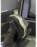 GP GIRARD PERREGAUX LAUREATO CHRONOGRAPH BLUE EYES REF 81020-11-631-11A BLACK DIAL 42MM AUTOMATIC WATCH 