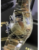 GP GIRARD PERREGAUX LAUREATO CHRONOGRAPH BLUE EYES REF 81020-11-631-11A BLACK DIAL 42MM AUTOMATIC WATCH 