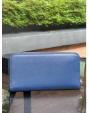 PRADA TOP LONG PURSE IN DEEP BLUE SEA SAFFIANO LEATHER   