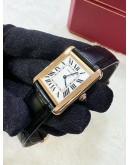 CARTIER TANK SOLO 18K 750 YELLOW GOLD 24MM X 31MM QUARTZ WATCH