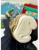 ROLEX LADY DATEJUST FULL 18K 750 YELLOW GOLD REF 79178 DIAMONDS & GOLD DIAL 26MM AUTOMATIC WATCH 