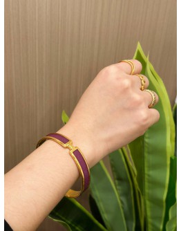 HERMES OLYMPE BRACELET IN PURPLE 
