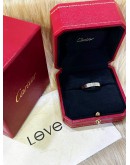 CARTIER LOVE RING IN 18K 750 WHITE GOLD SIZE 60 
