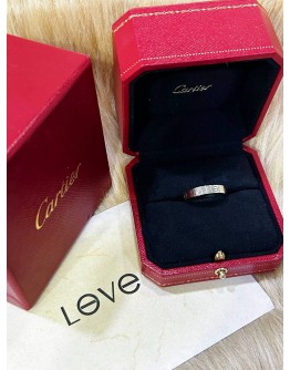 CARTIER LOVE RING IN 18K 750 WHITE GOLD SIZE 60 