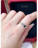 CARTIER LOVE RING IN 18K 750 WHITE GOLD SIZE 60 