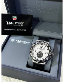 TAG HEUER FORMULA 1 REF WAH1011 PANDA DIAL 44MM QUARTZ WATCH 